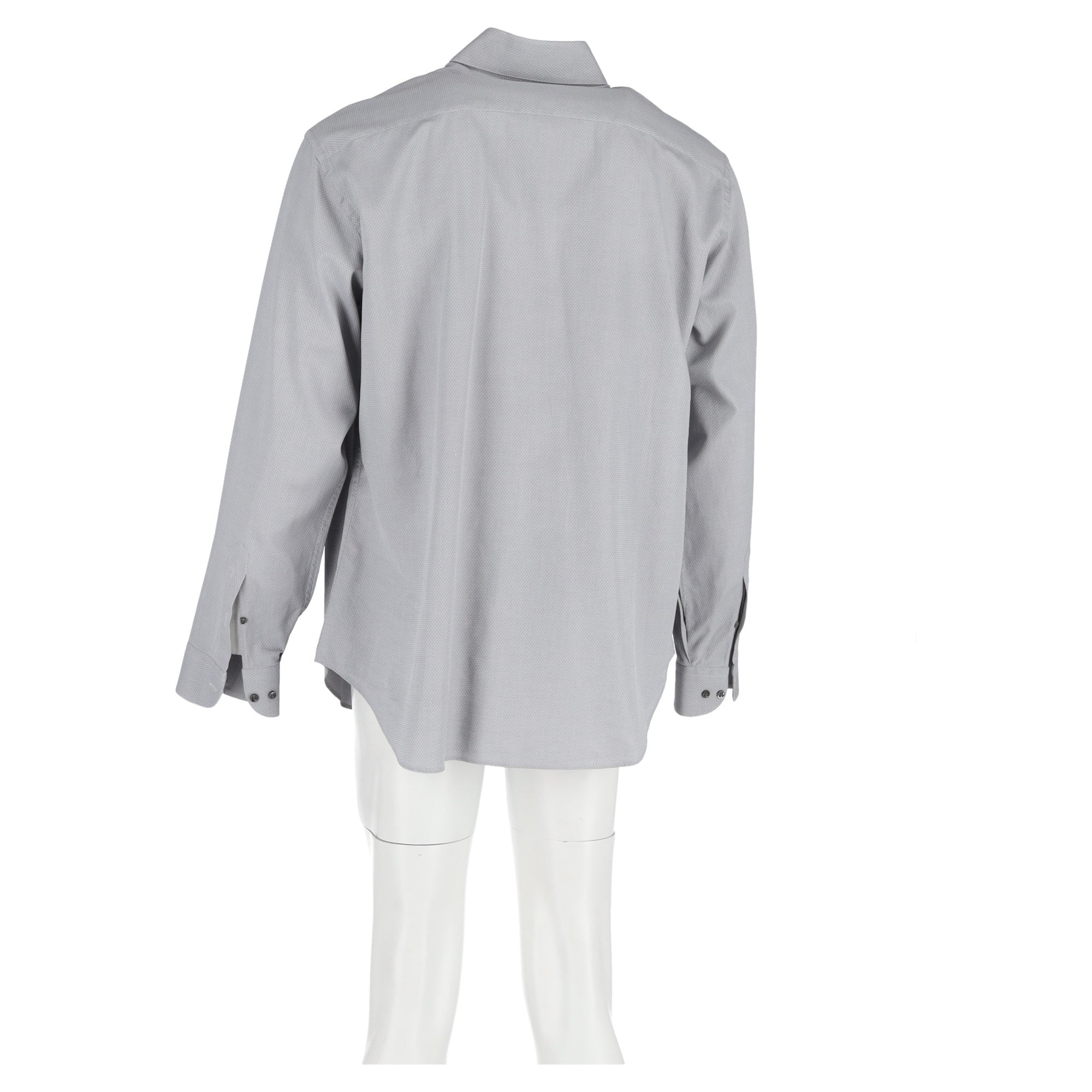 Camisa de algodón color gris