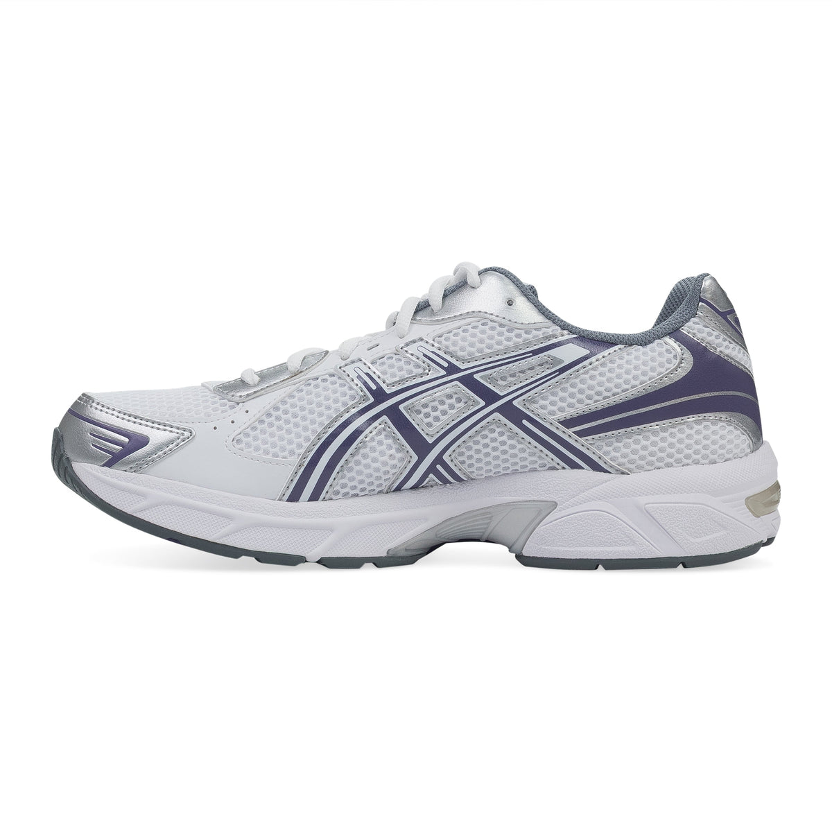 Tenis color blanco y violeta