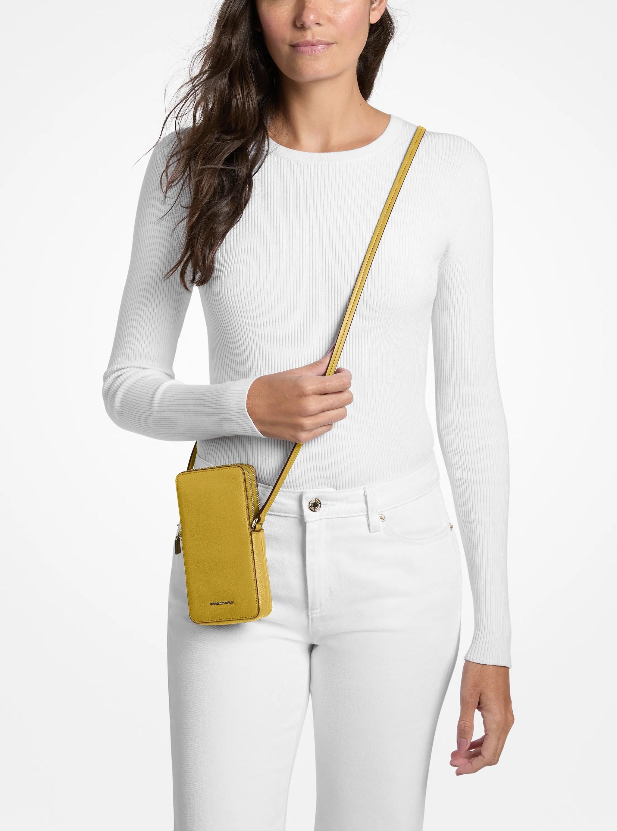 Bolso cruzado de cuero