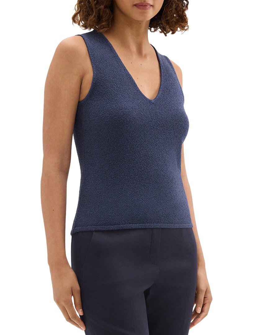 Camiseta sin mangas con cuello en V