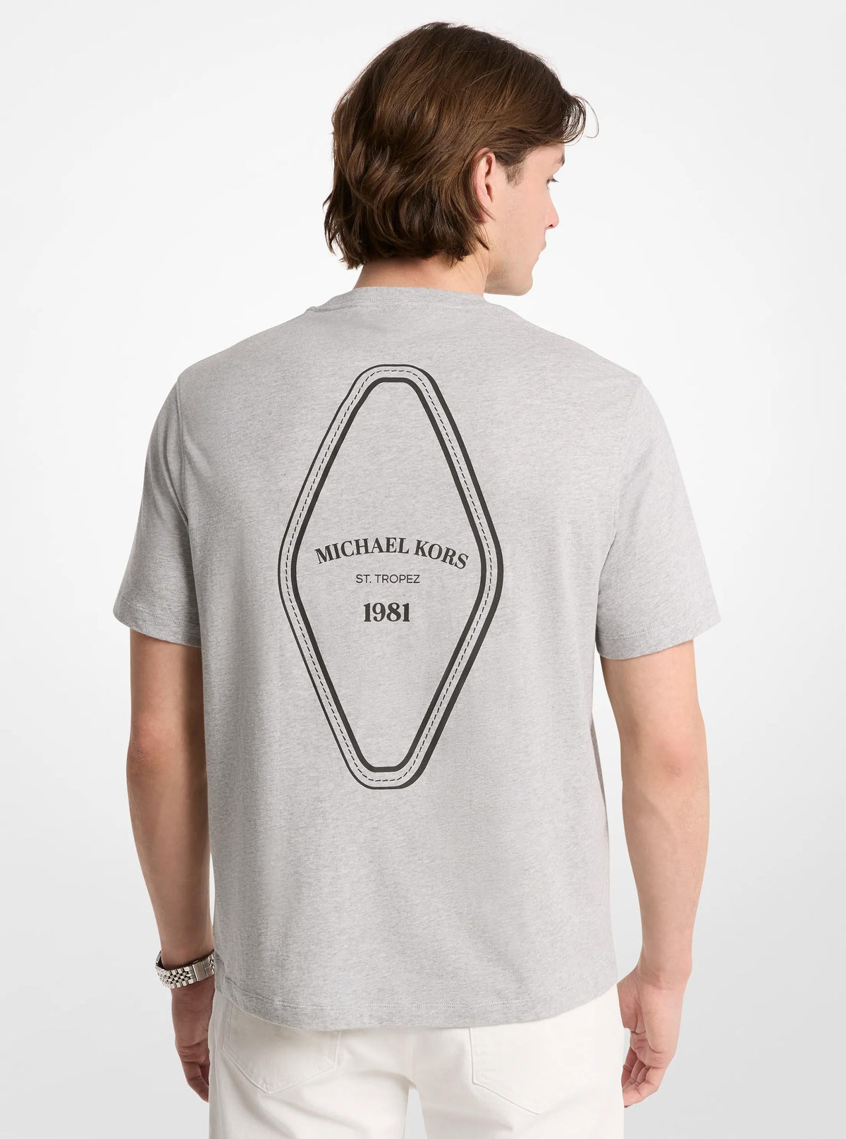 Camiseta de algodón con estampado