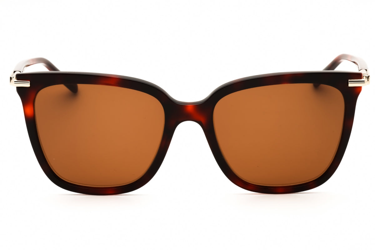 Gafas color café y rojo