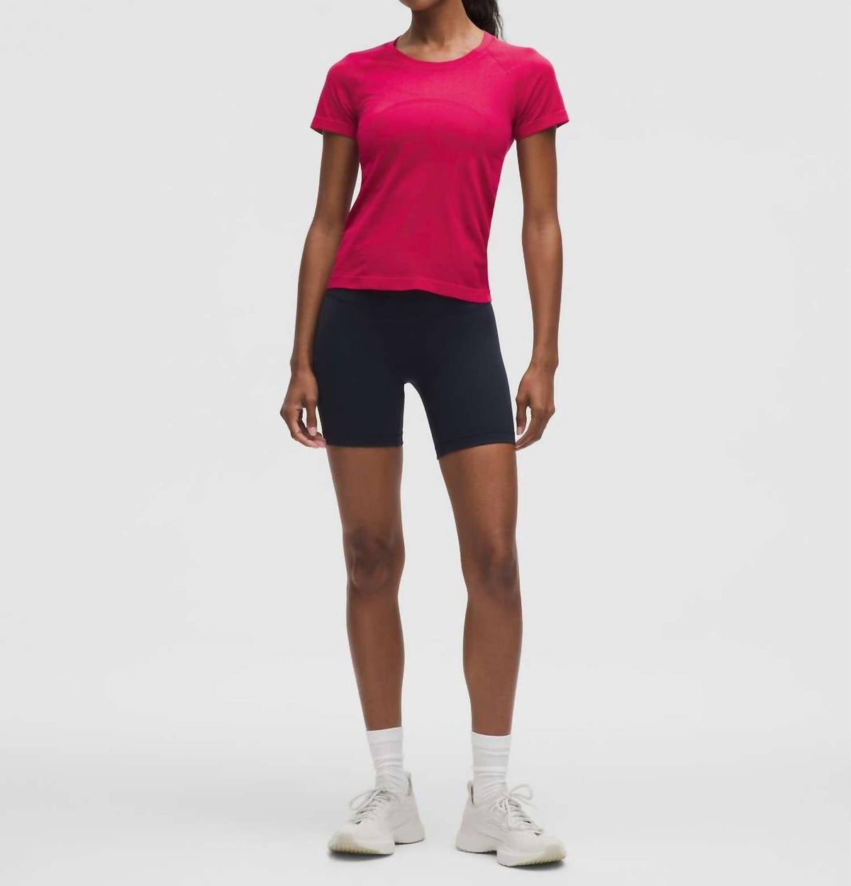 Short de manga corta color rosado
