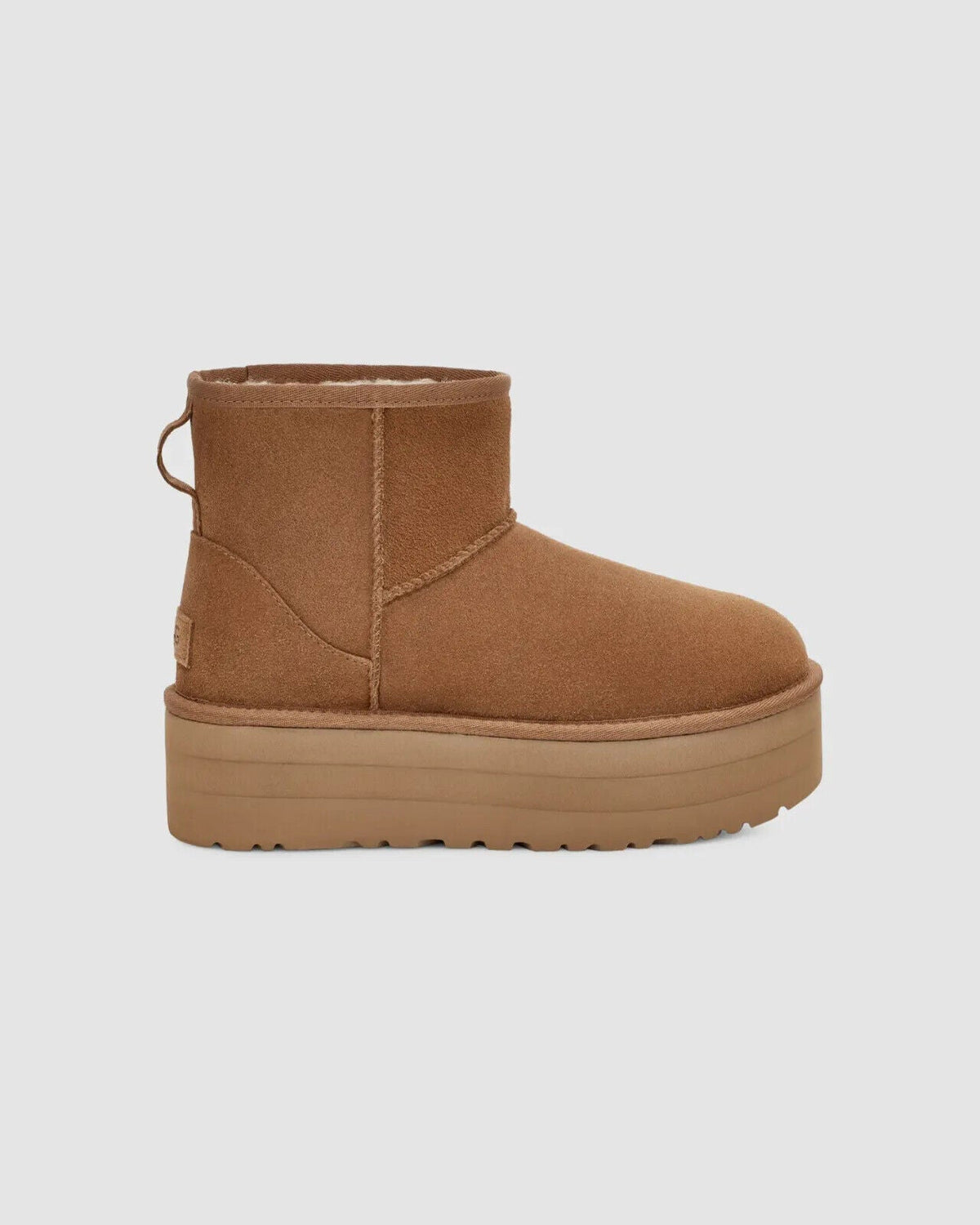 Botines de mujer de gamuza con plataforma