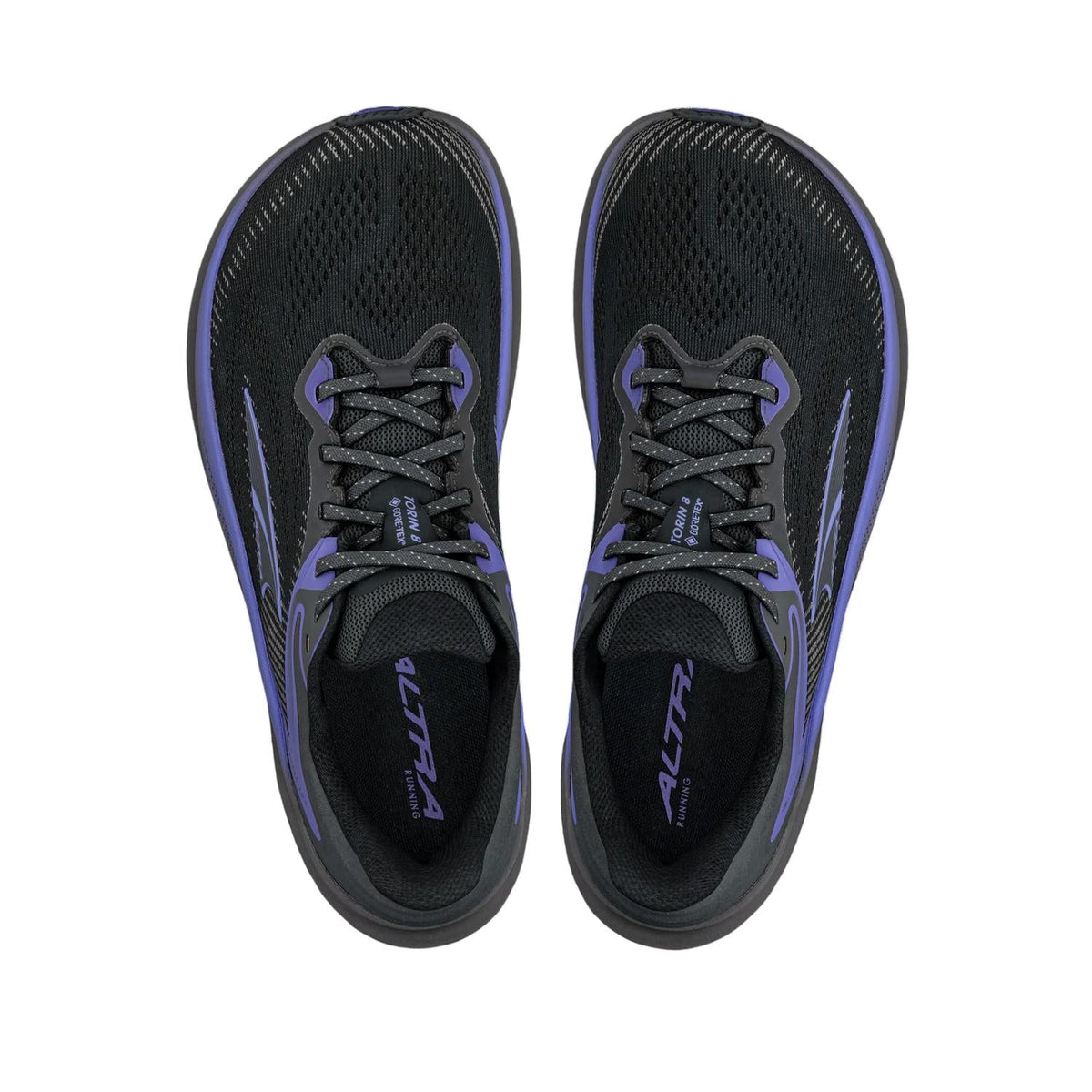 Tenis para correr de mujer color gris y violeta