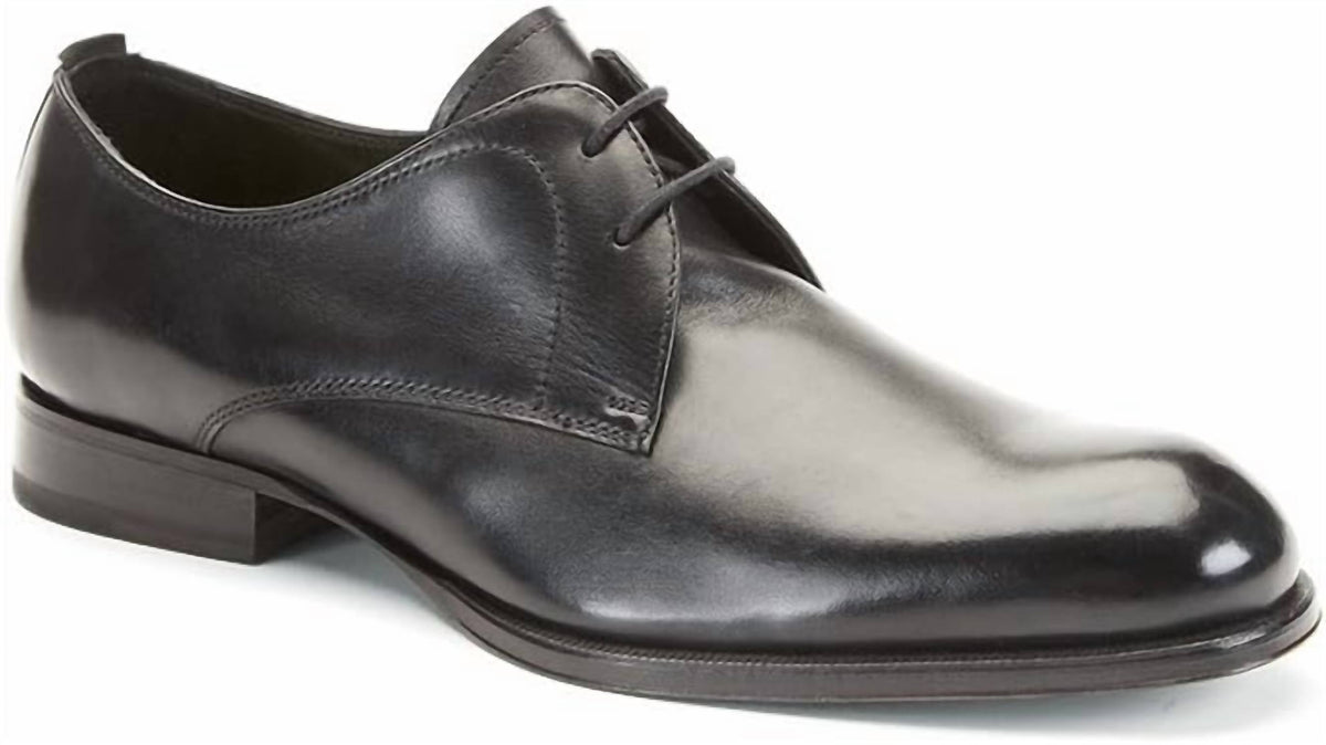 Zapatos de cordones de hombre color negro