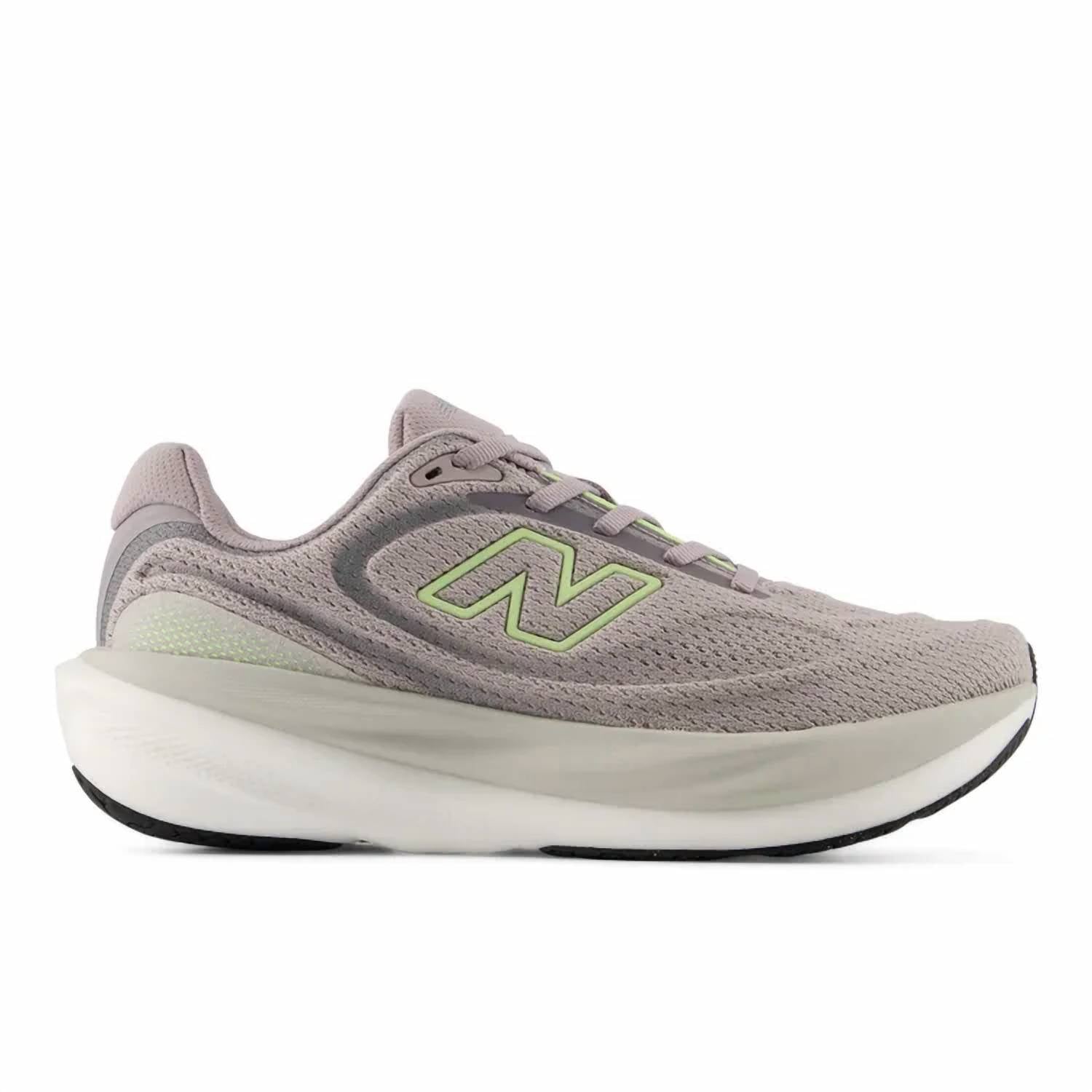 Tenis para correr de mujer color gris y verde