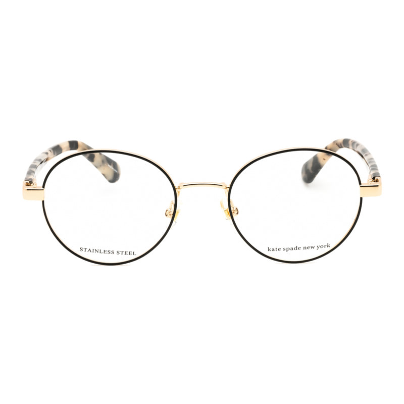 Gafas 49 mm color negro y dorado