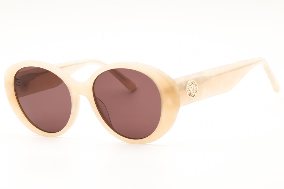 Gafas color café y marfil
