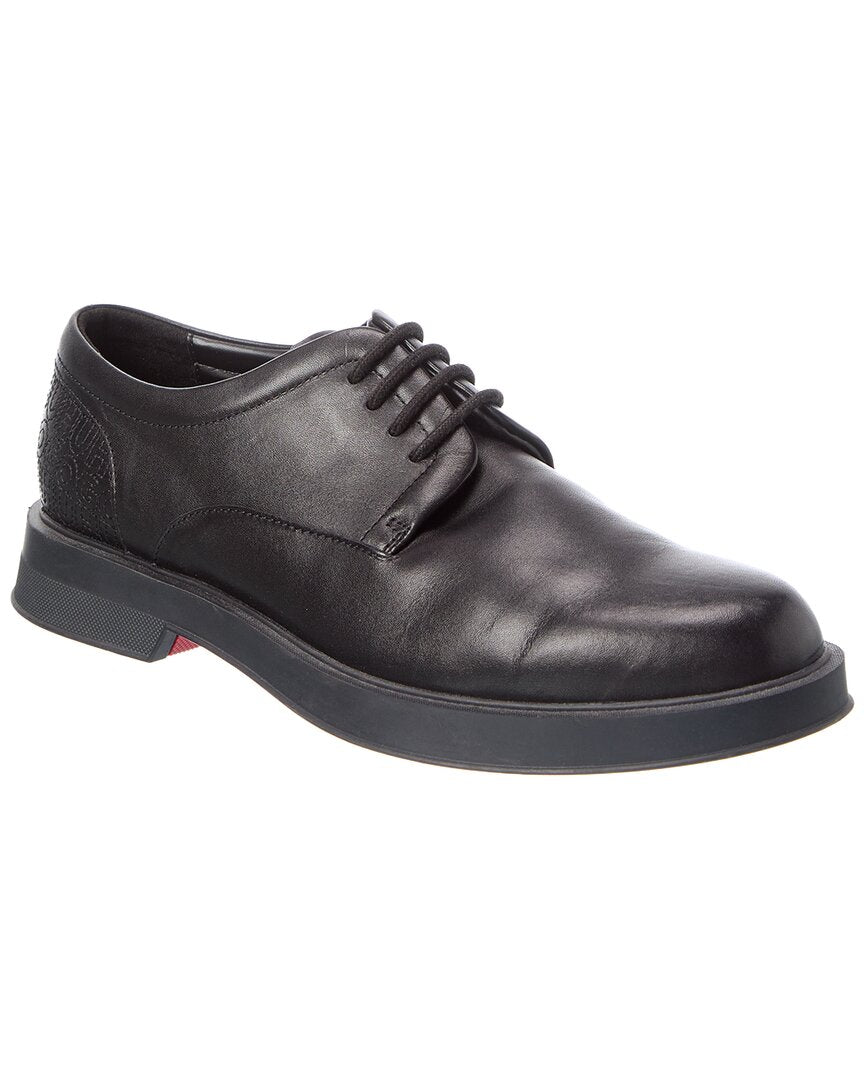 Zapatos de cordones de cuero