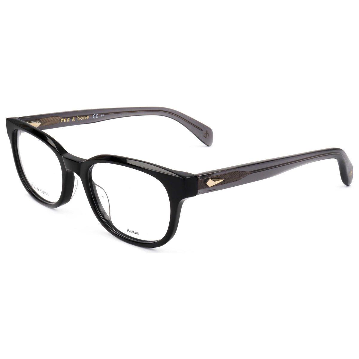 Montura para gafas unisex 53 mm color negro