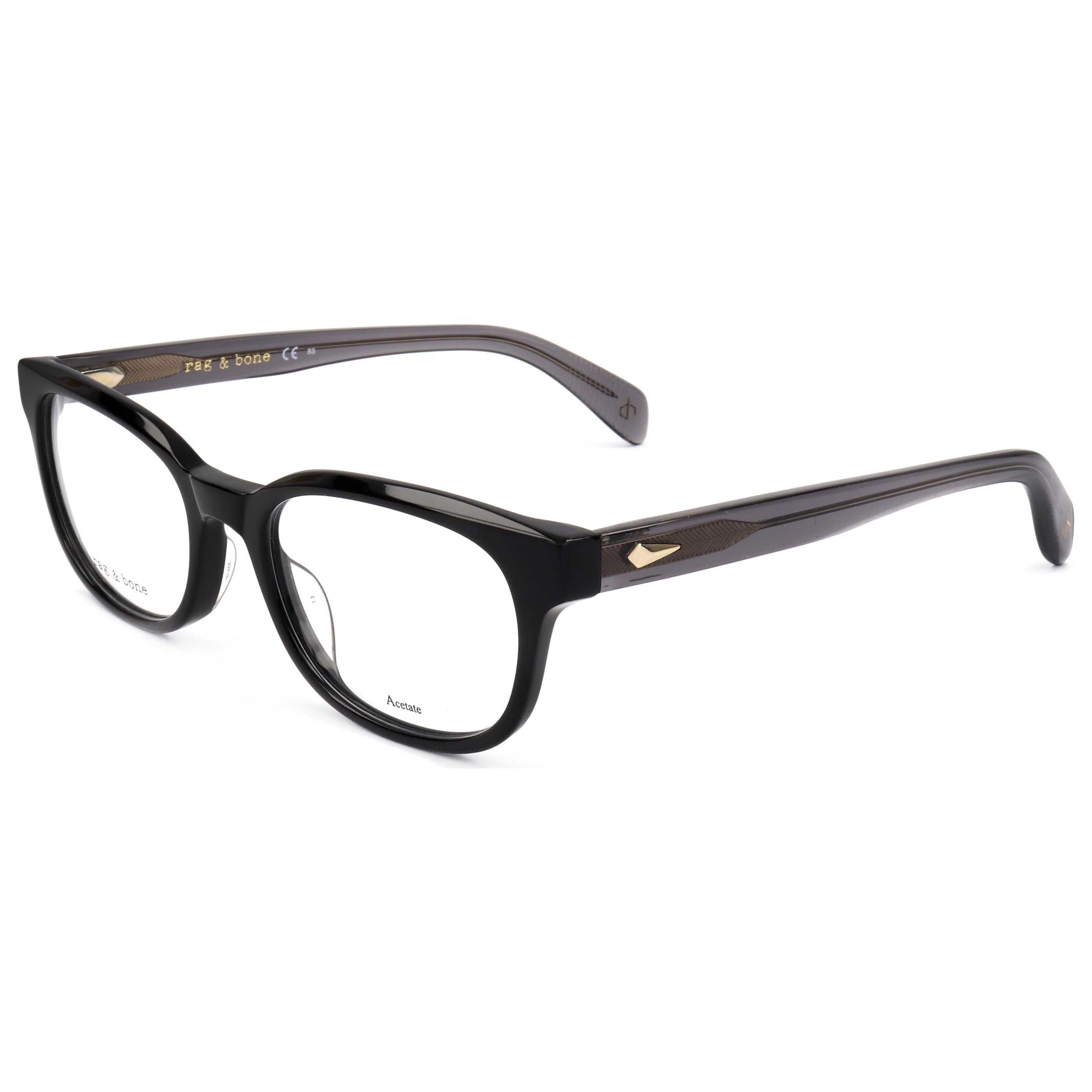Montura para gafas unisex 53 mm color negro