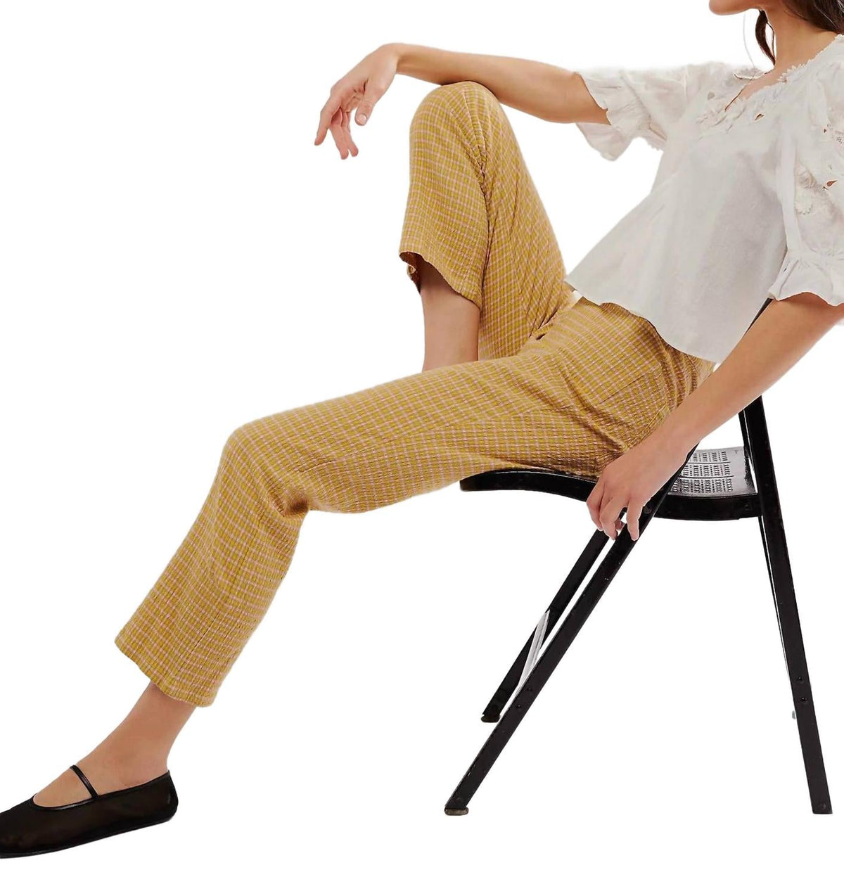 Pantalón color amarillo