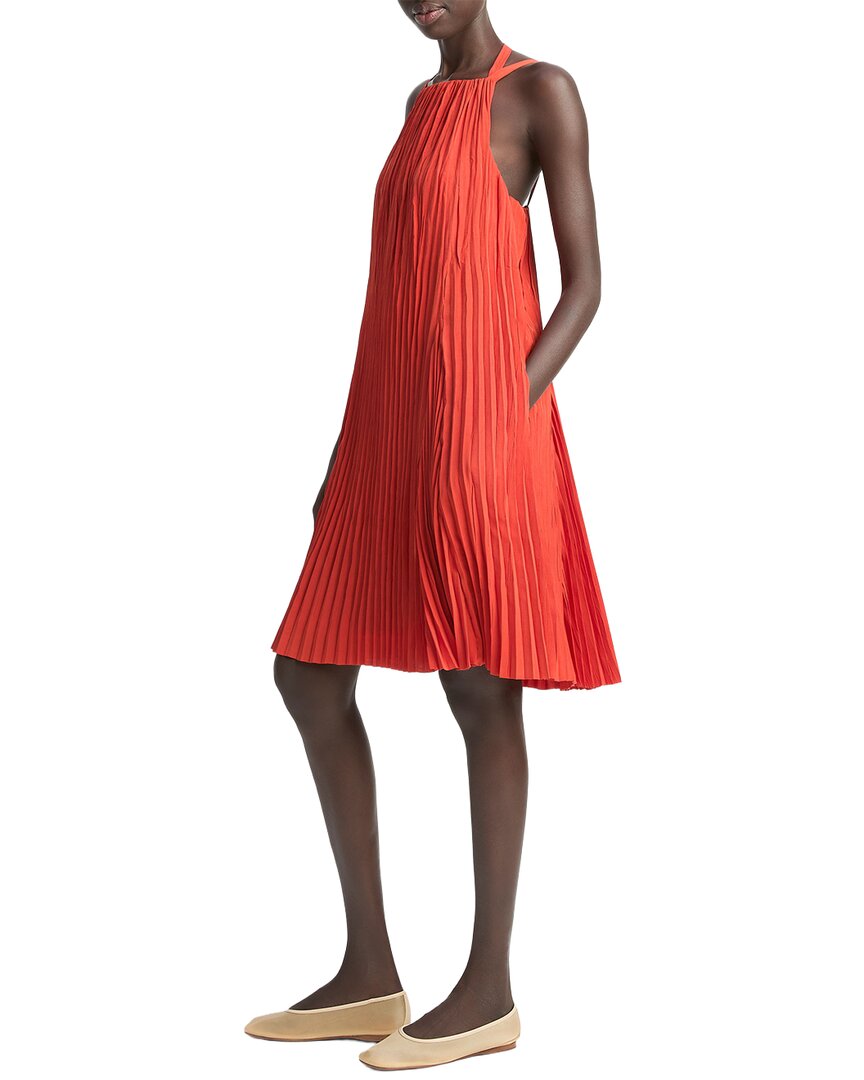 Vestido con pliegues