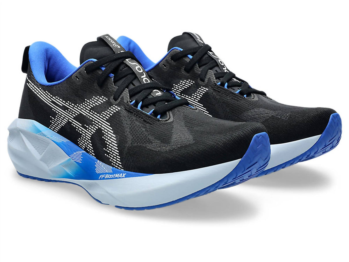 Tenis para correr de hombre color negro y blanco