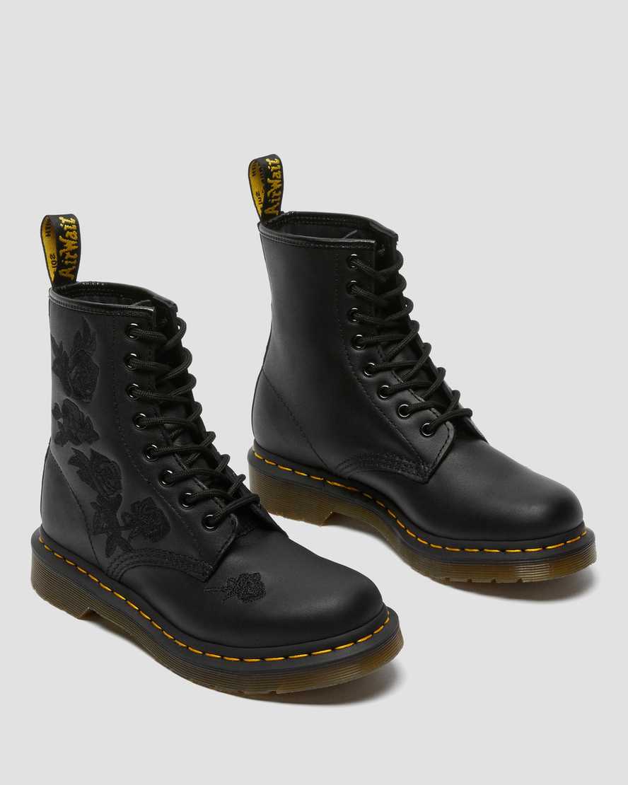 Botas de mujer con estampado floral
