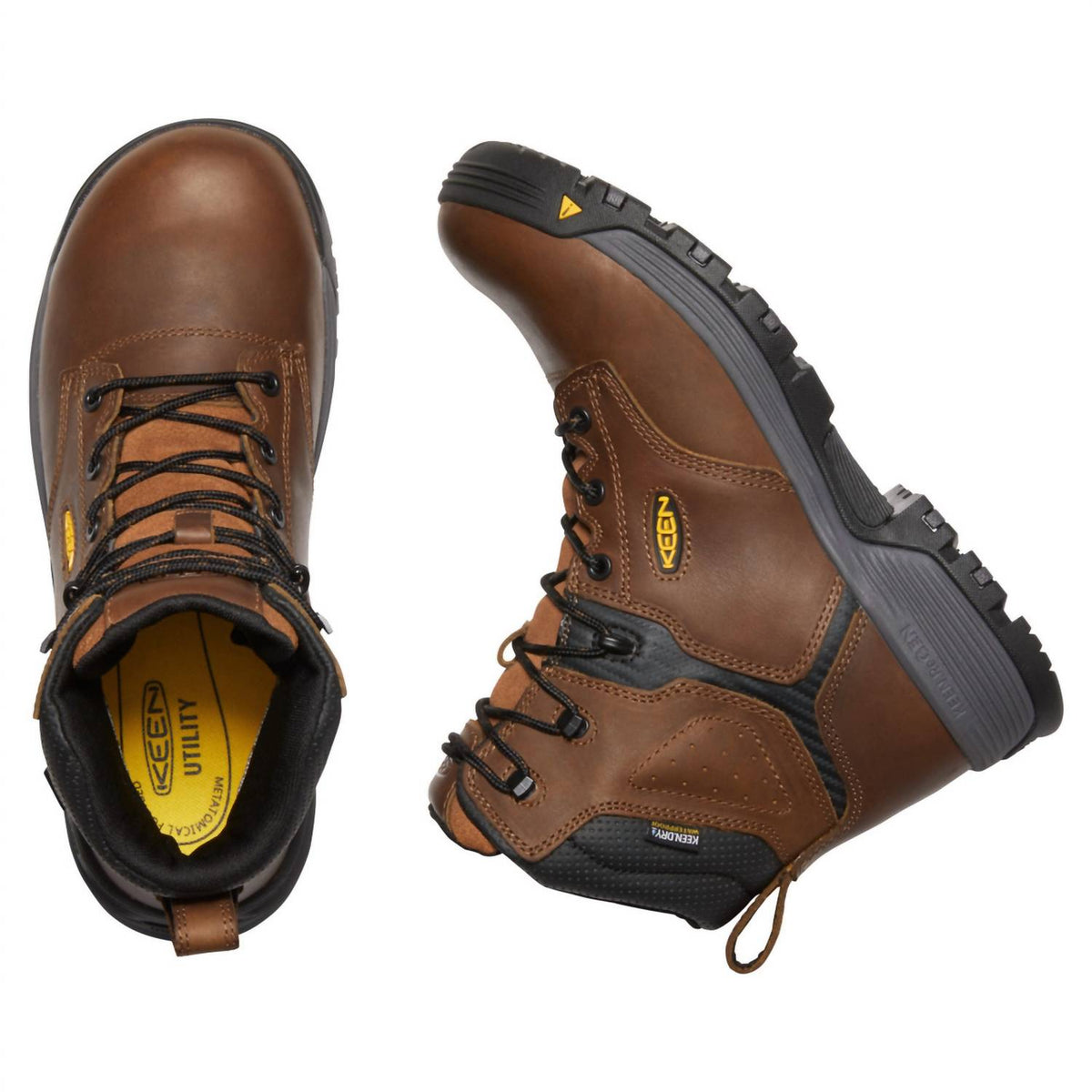 Botas de hombre impermeables color negro y café