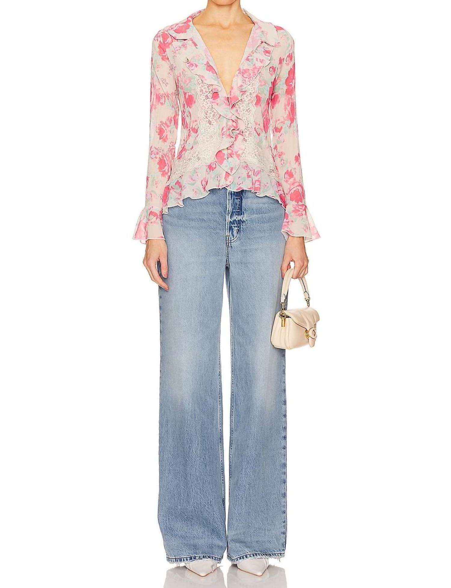 Blusa color rosado