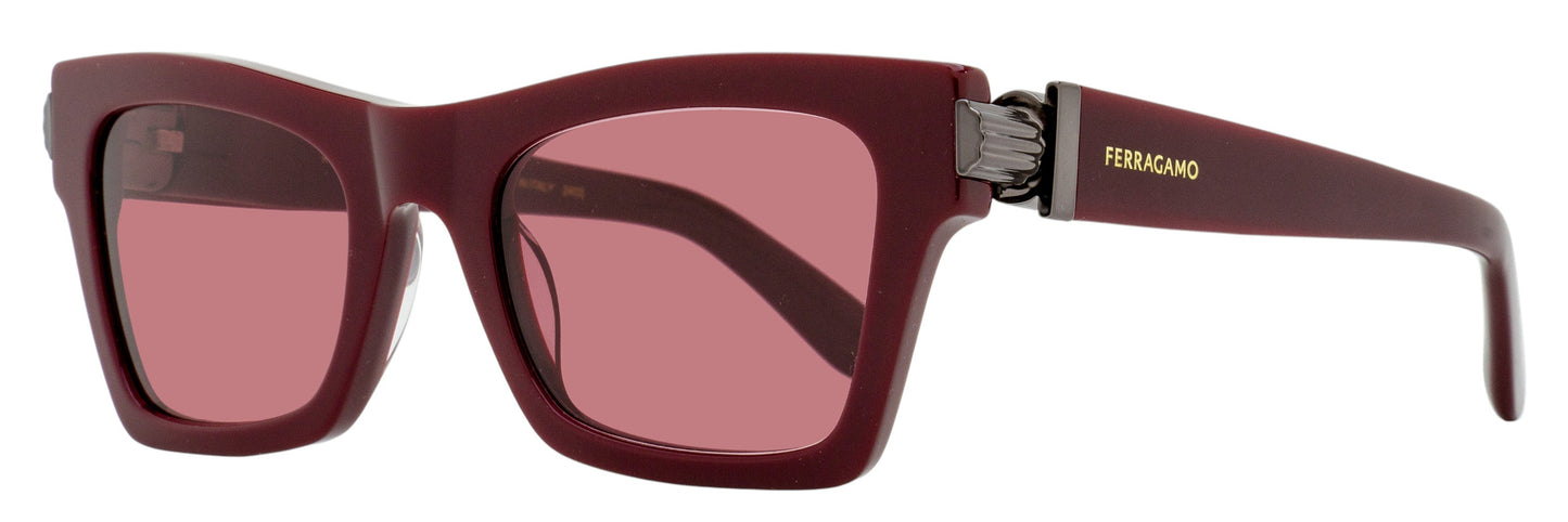 Gafas de sol de mujer 52 mm color vinotinto
