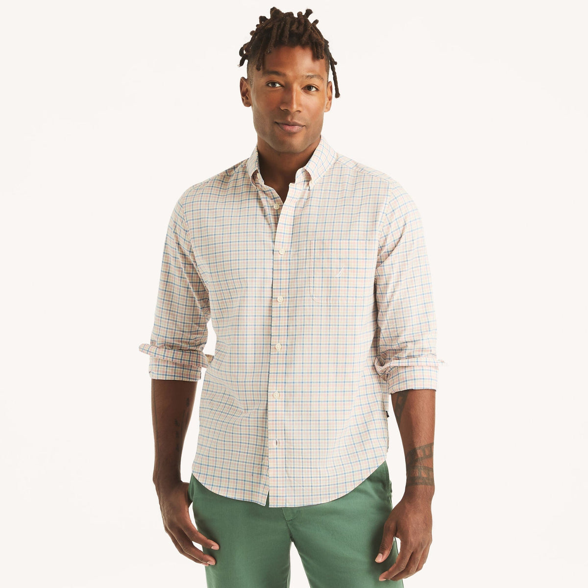 Camisa de hombre a cuadros