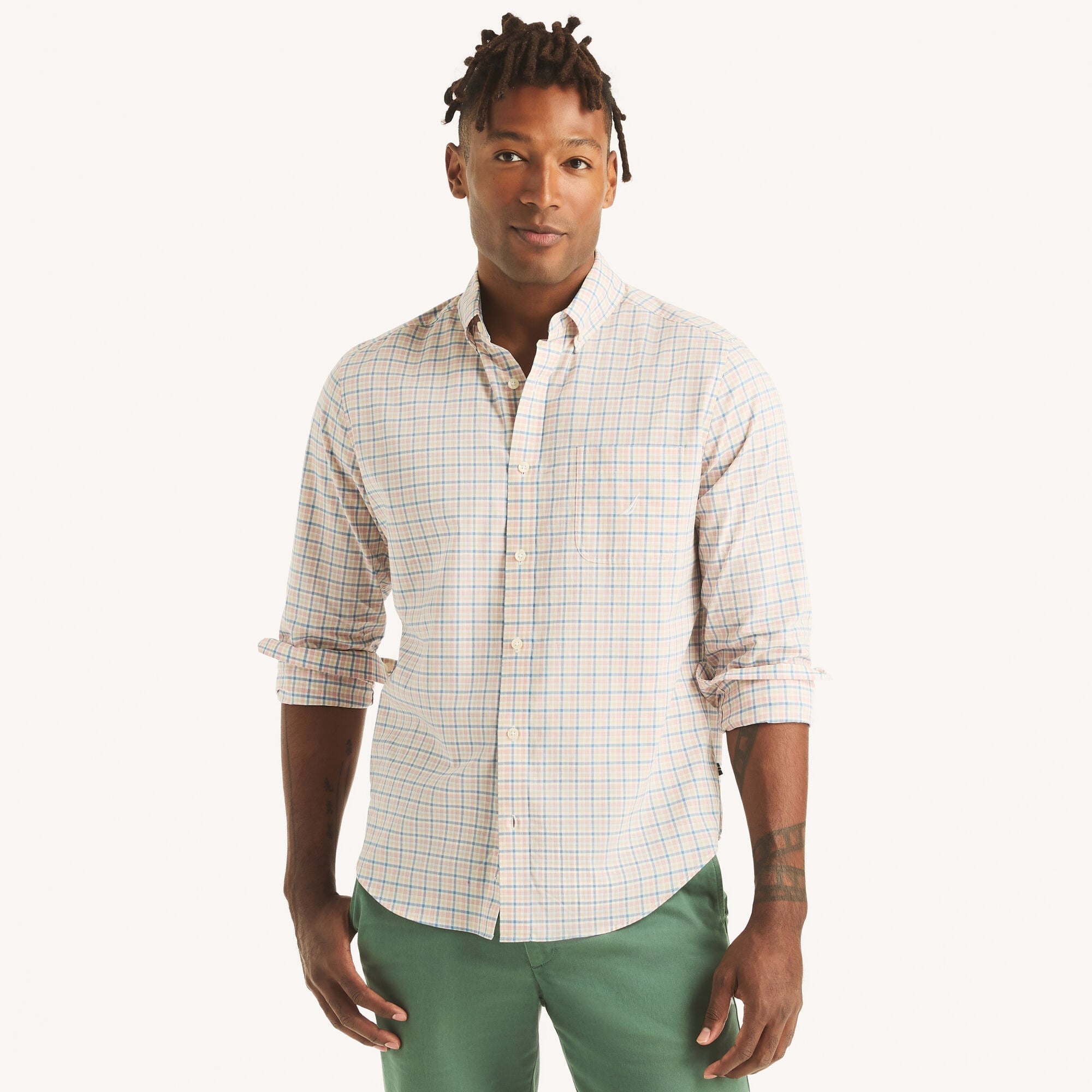 Camisa de hombre a cuadros
