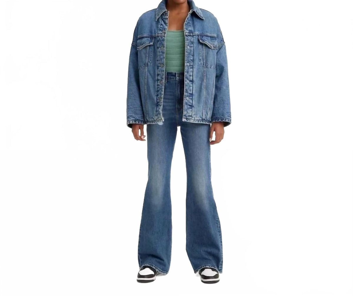 Jean color azul