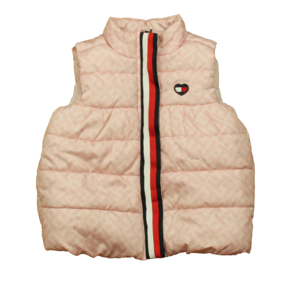 Chaleco para niña color rosado