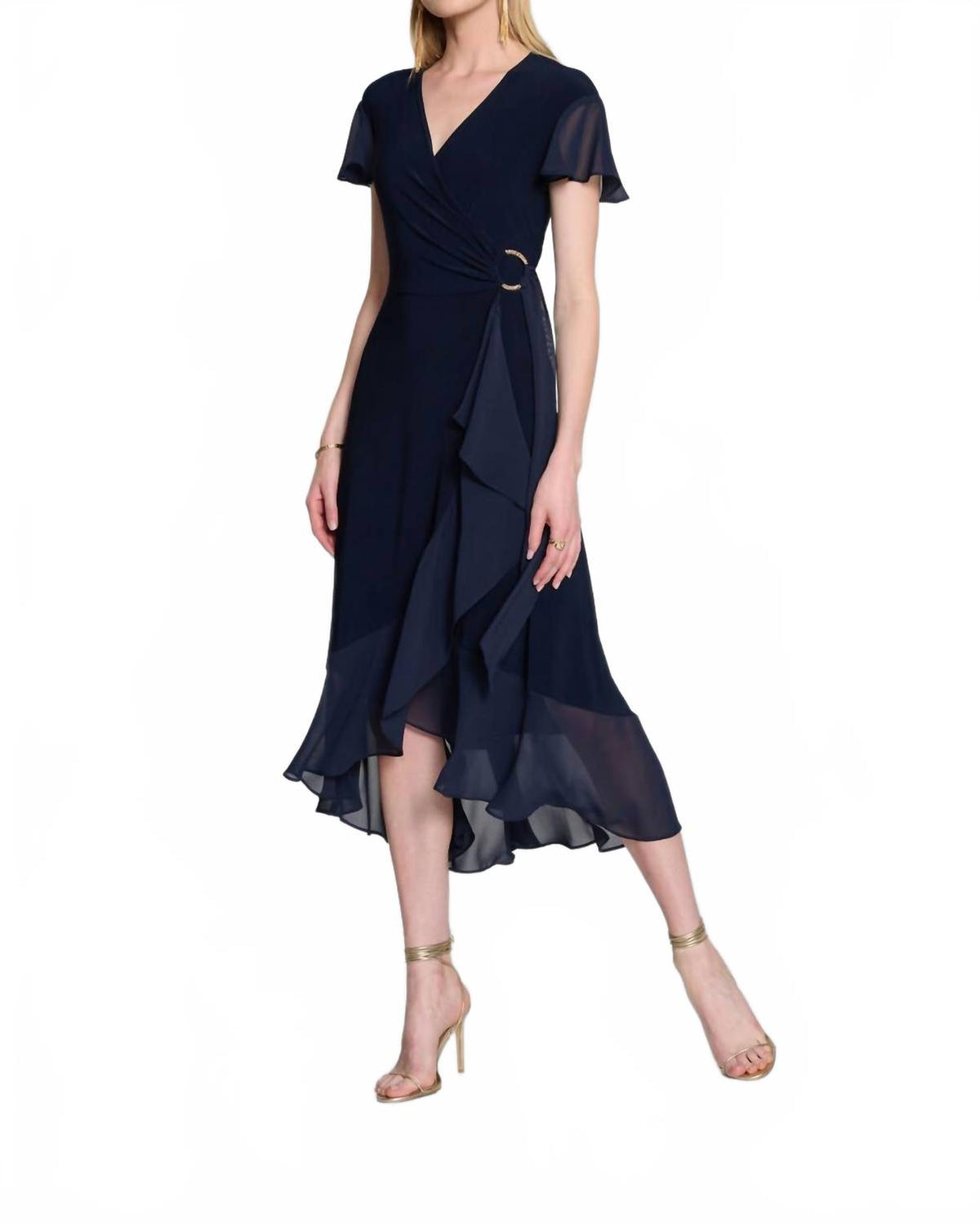 Vestido con cuello en V