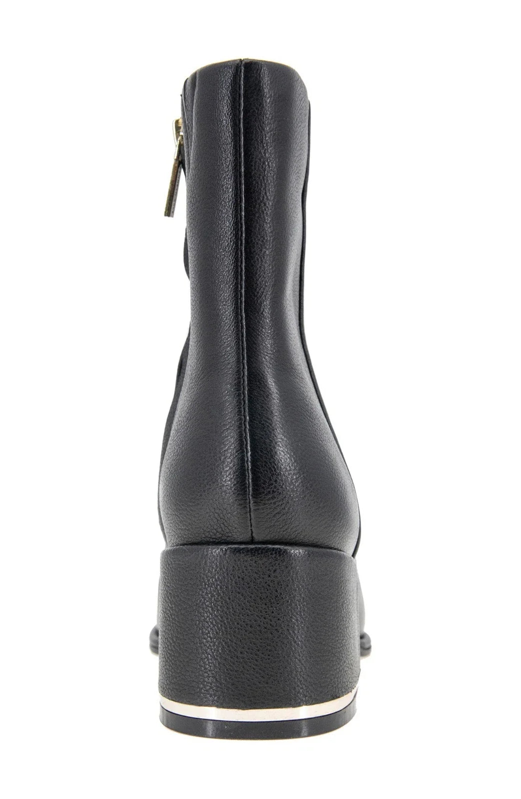 Botines de mujer de cuero color negro