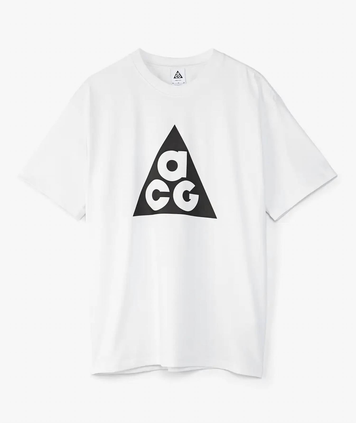 Camiseta de hombre de manga corta color negro y blanco
