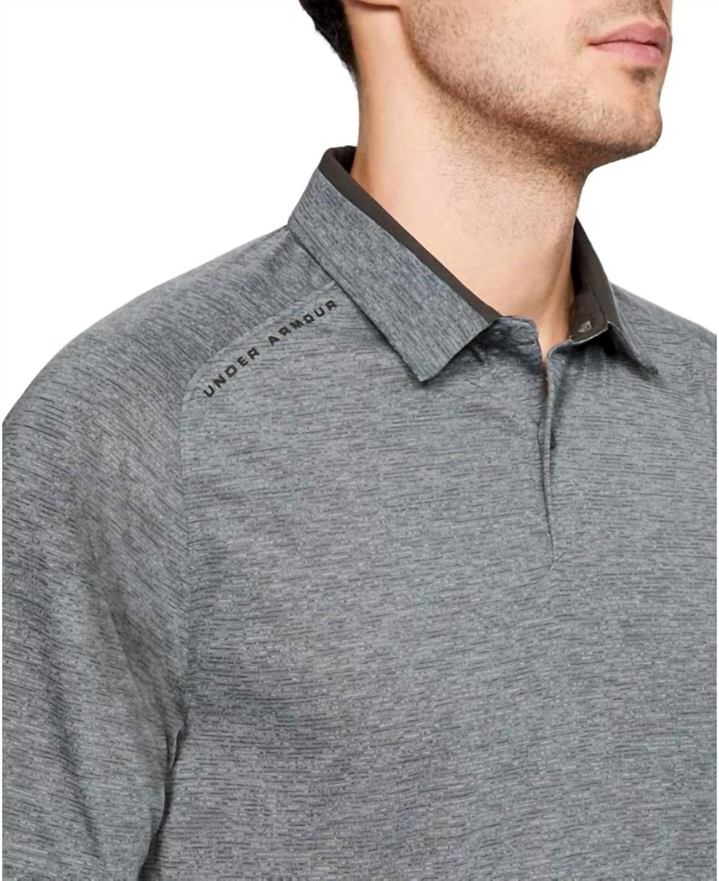 Polo de hombre color gris
