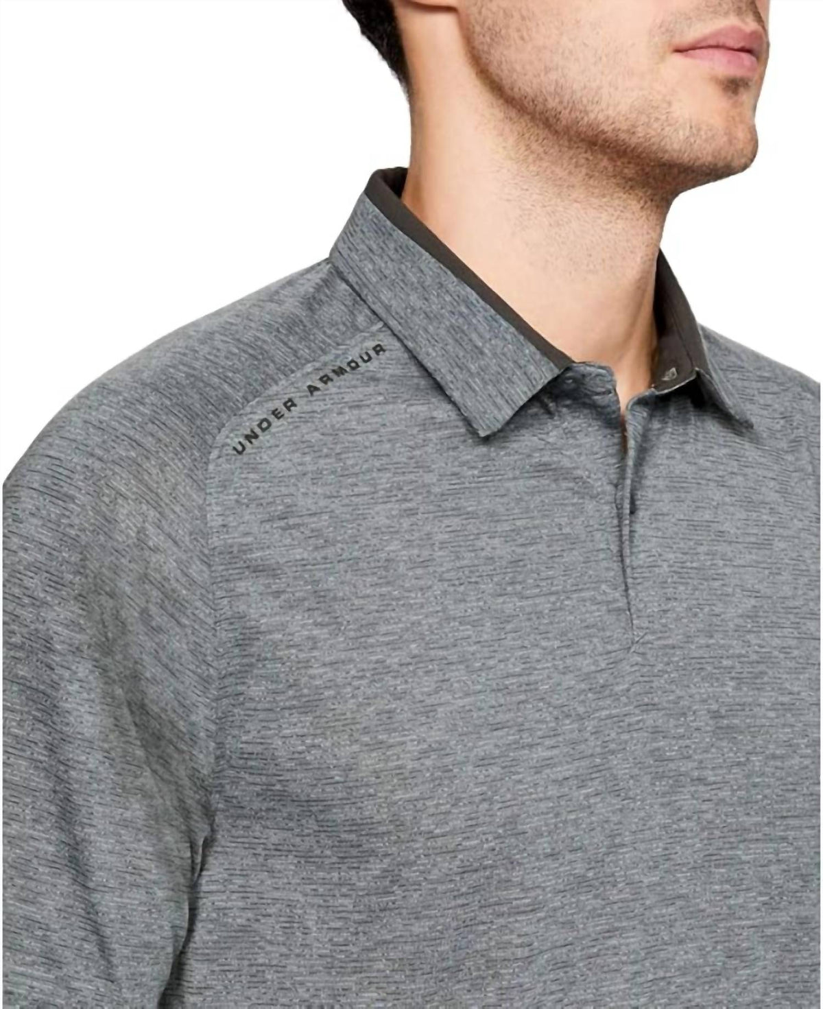 Polo de hombre color gris