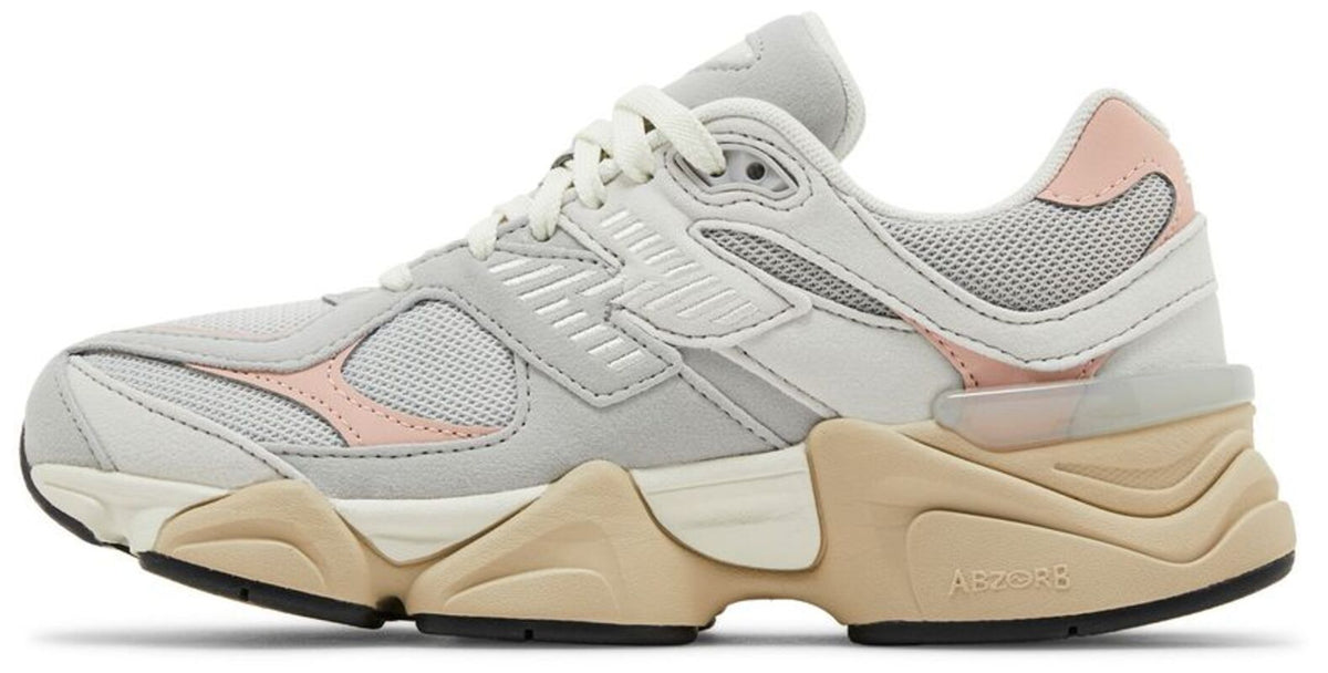 Calzado de mujer color gris y rosado