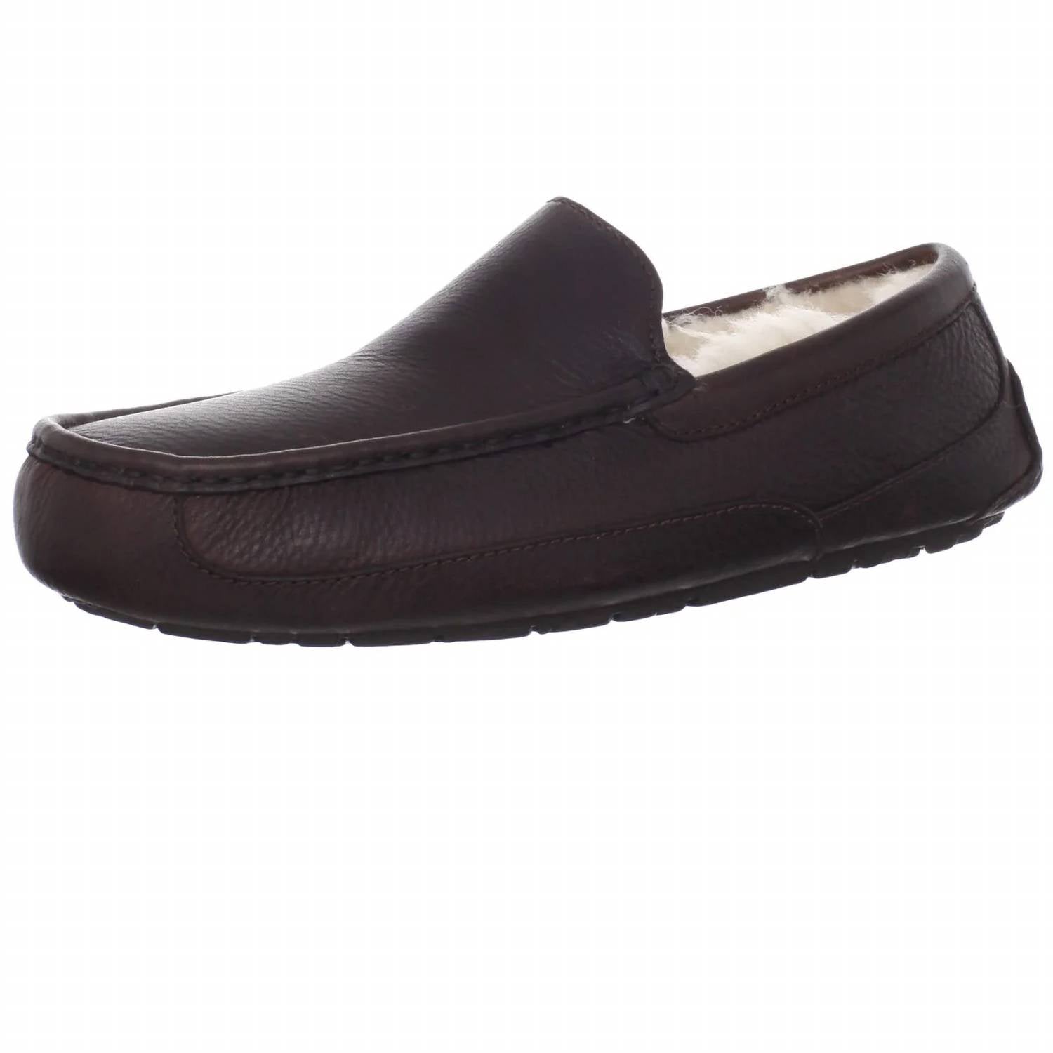 Pantuflas de hombre de cuero