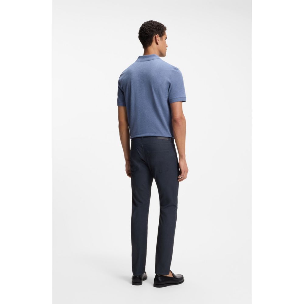 Pantalón de mezcla de algodón de corte ajustado
