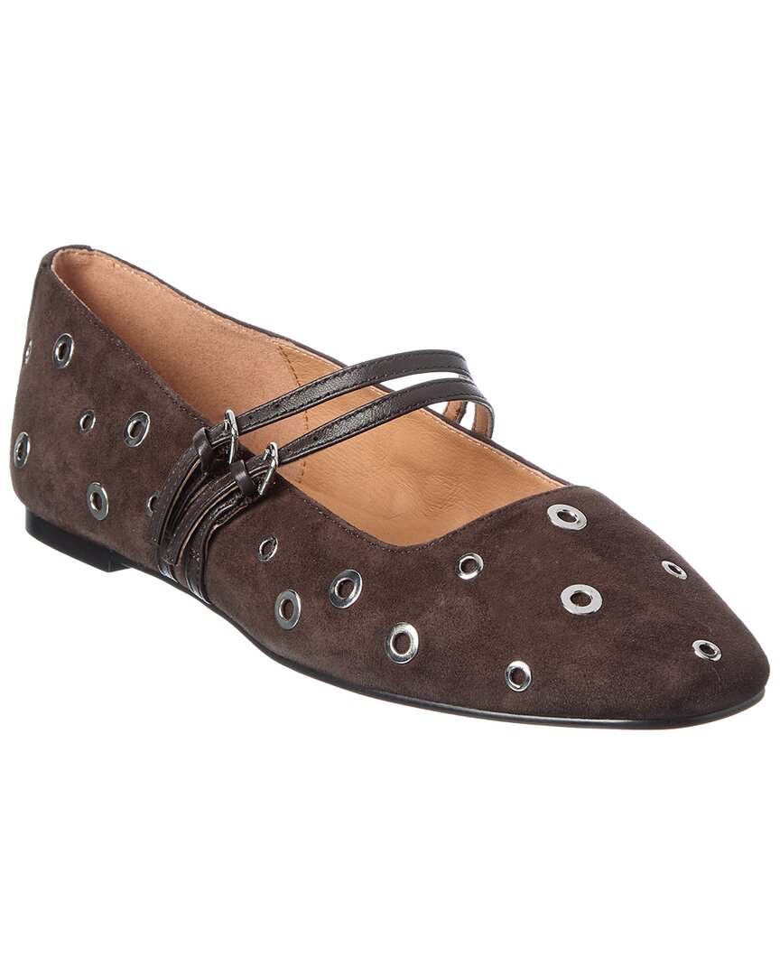Zapatos planos de gamuza