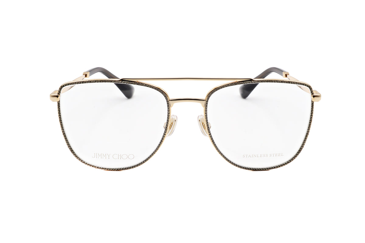 Gafas 53 mm color gris y dorado