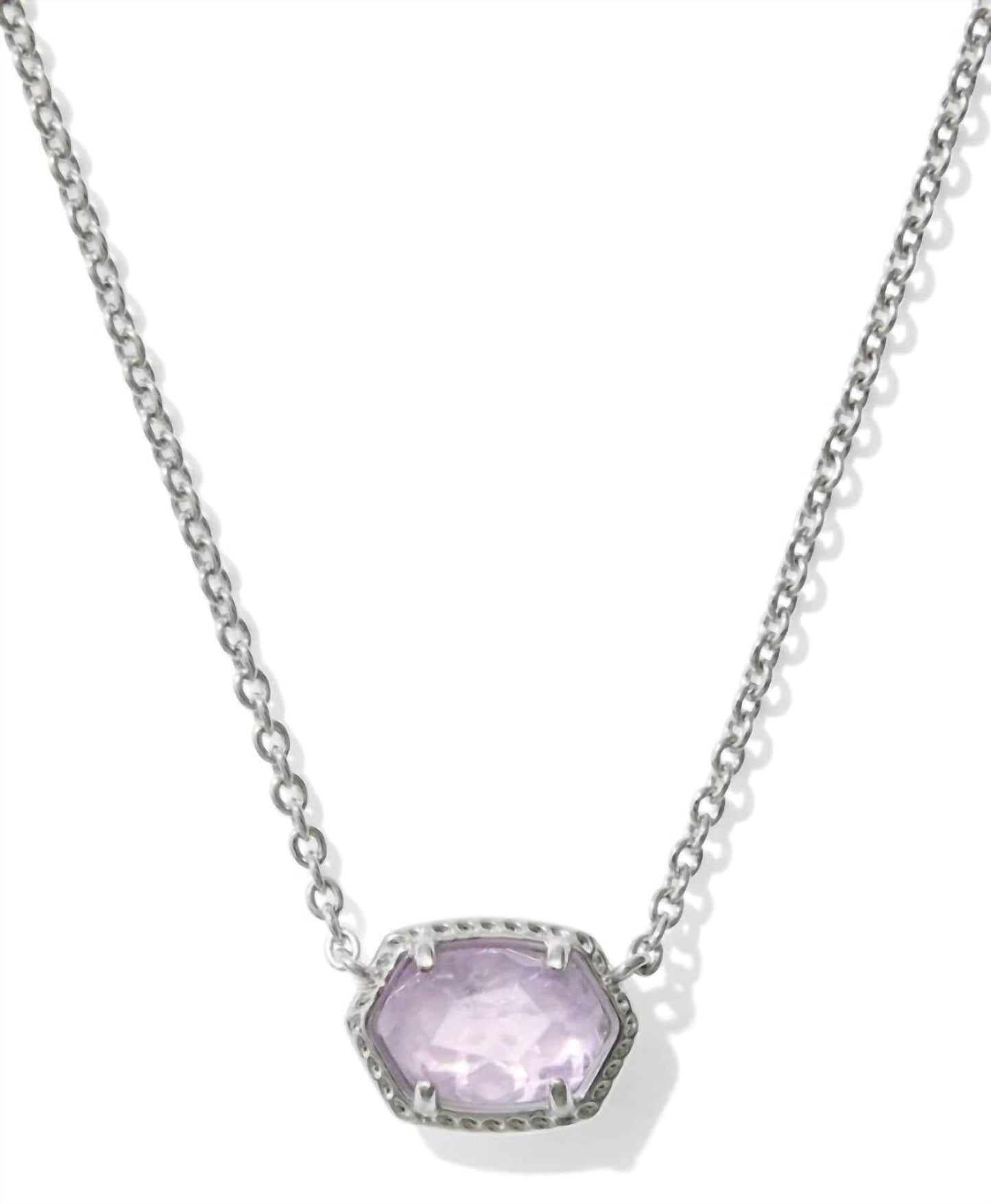 Collar de mujer color violeta