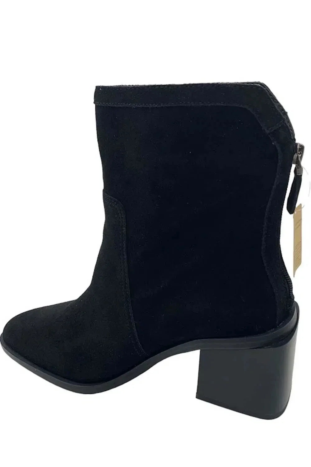 Botas de gamuza color negro