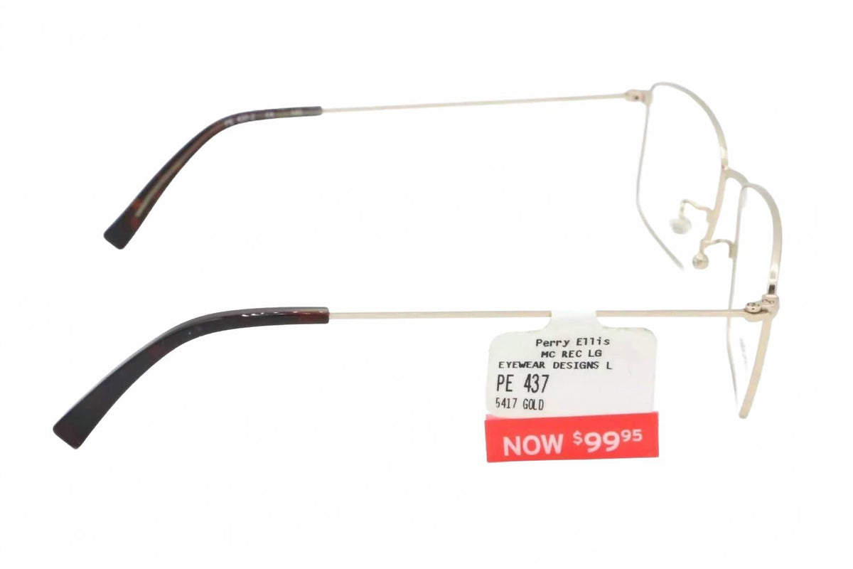 Montura para gafas de hombre color dorado