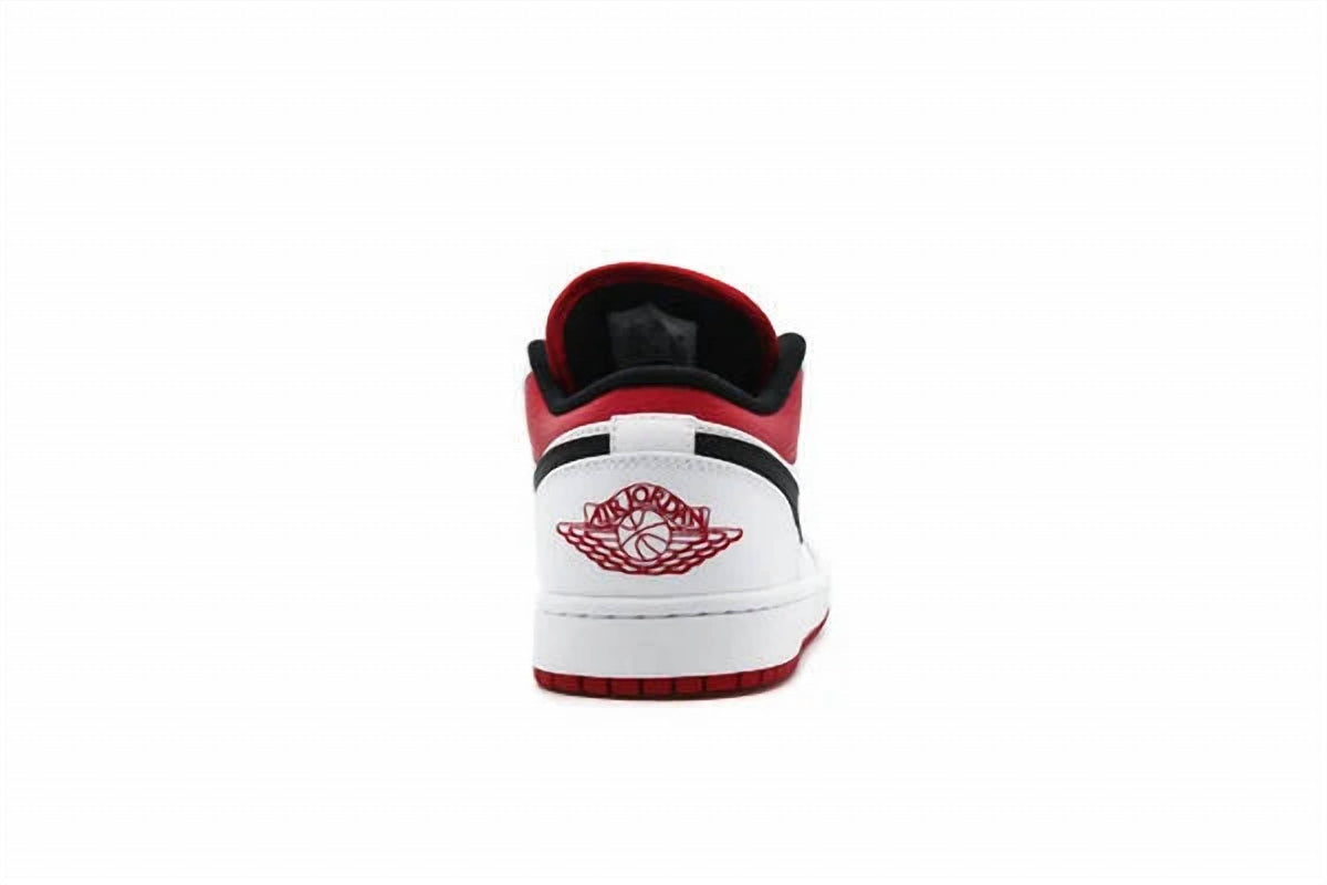 Tenis para niño color negro y blanco y rojo