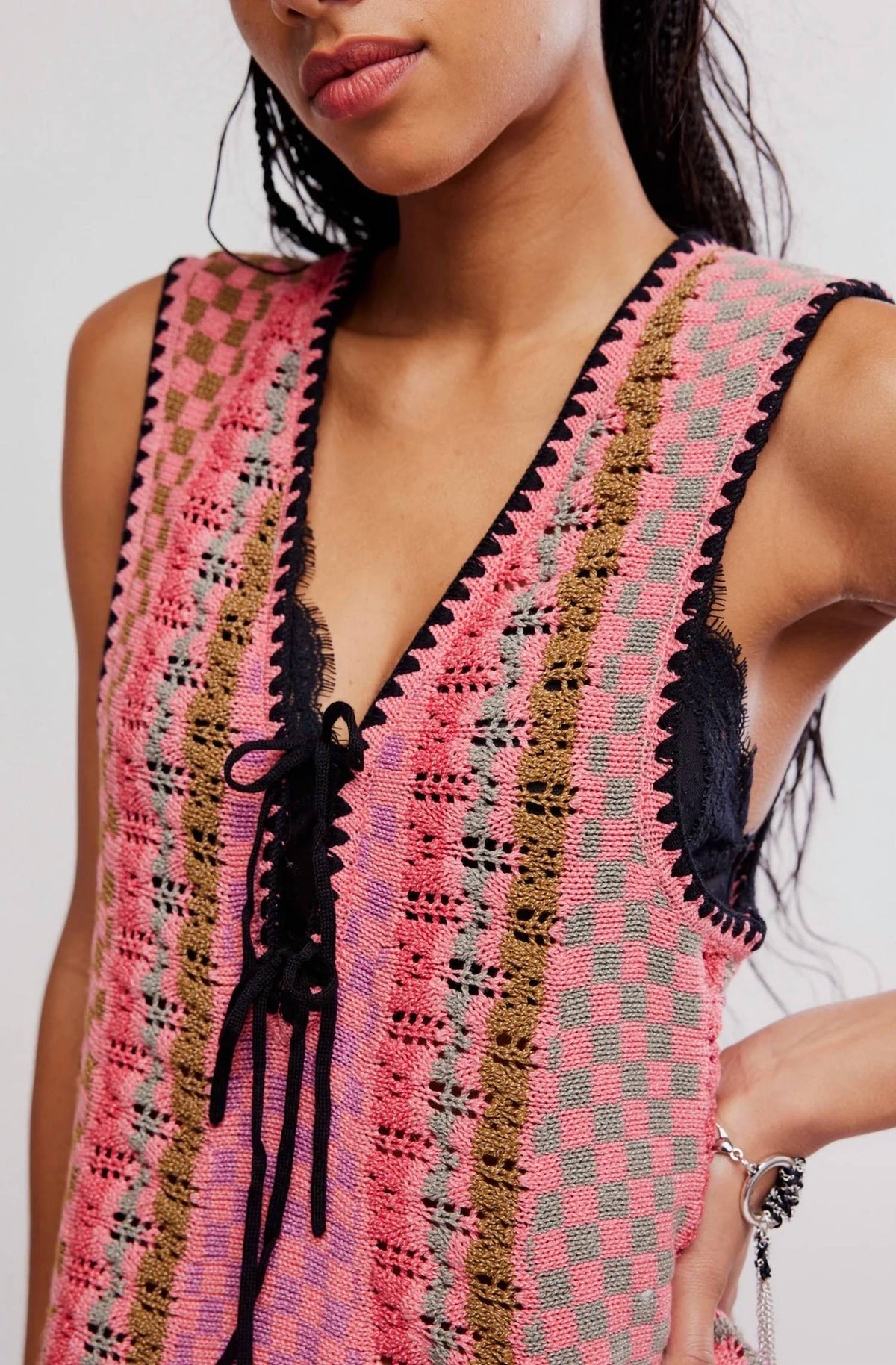 Vestido corto color rosado