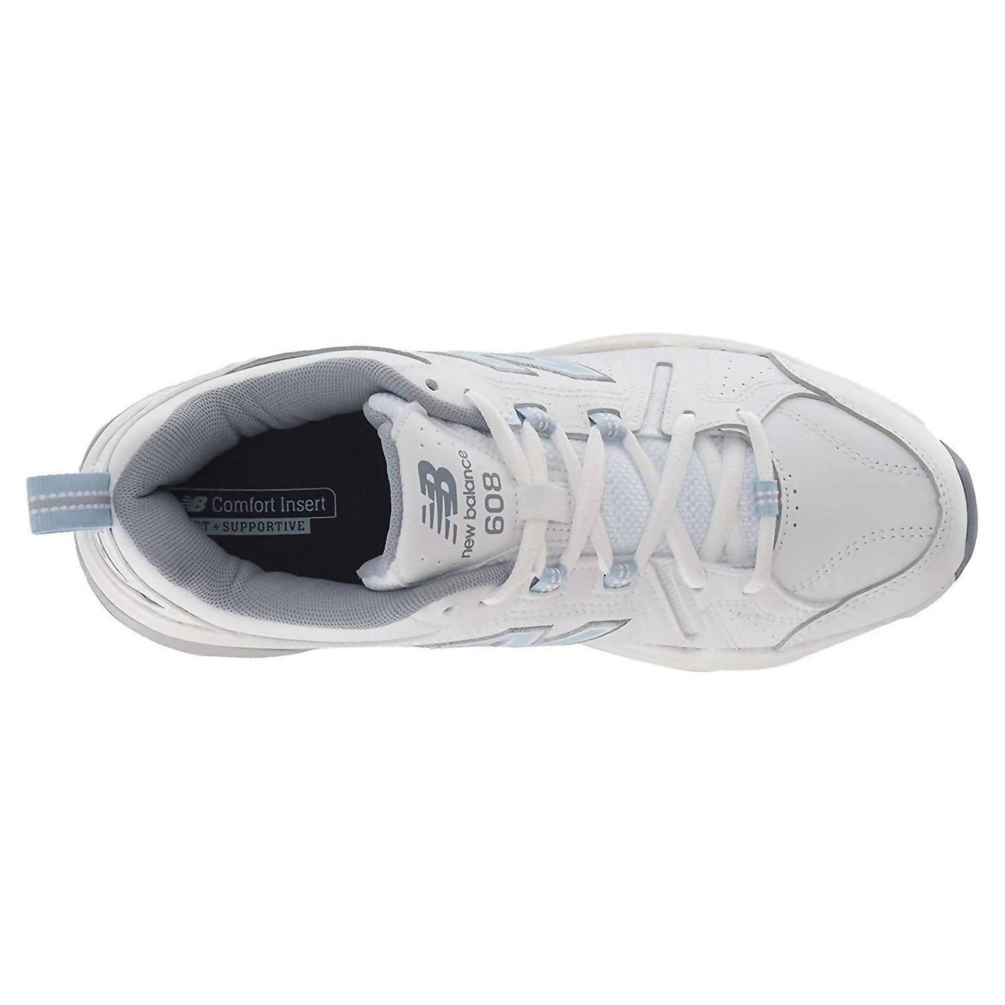Tenis de mujer color blanco y azul
