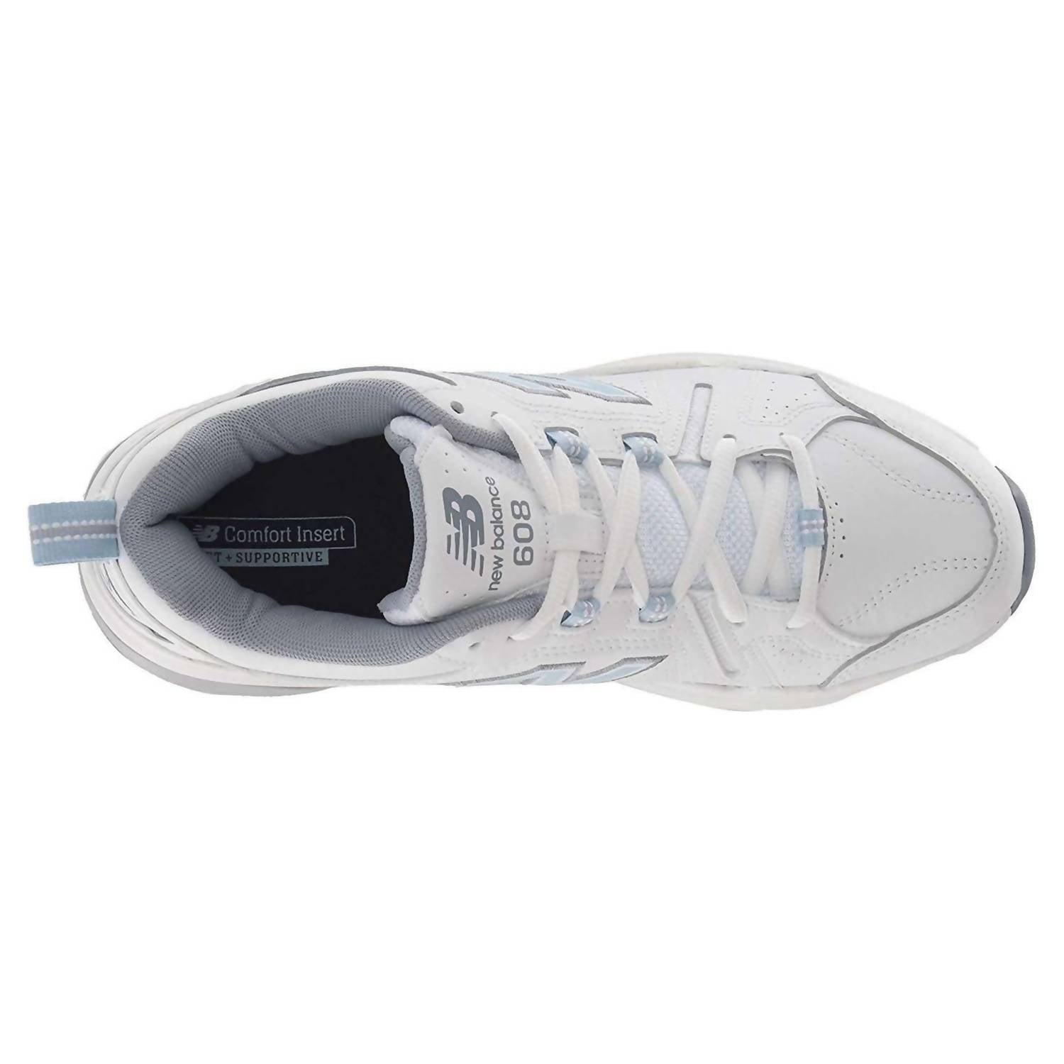Tenis de mujer color blanco y azul