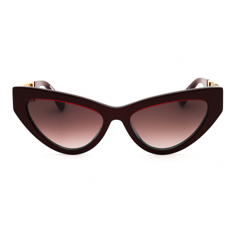 Gafas color café y vinotinto