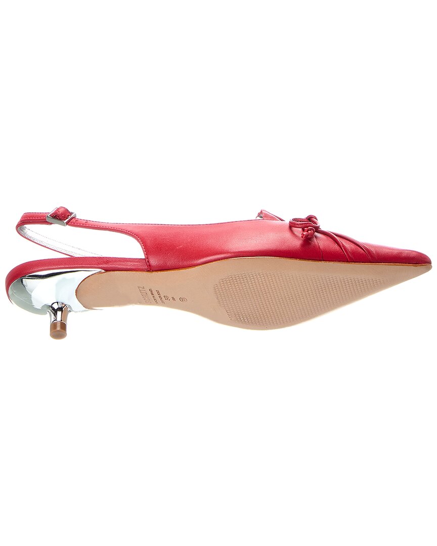 SCHUTZ Zane Tacón Stiletto de Cuero Medio