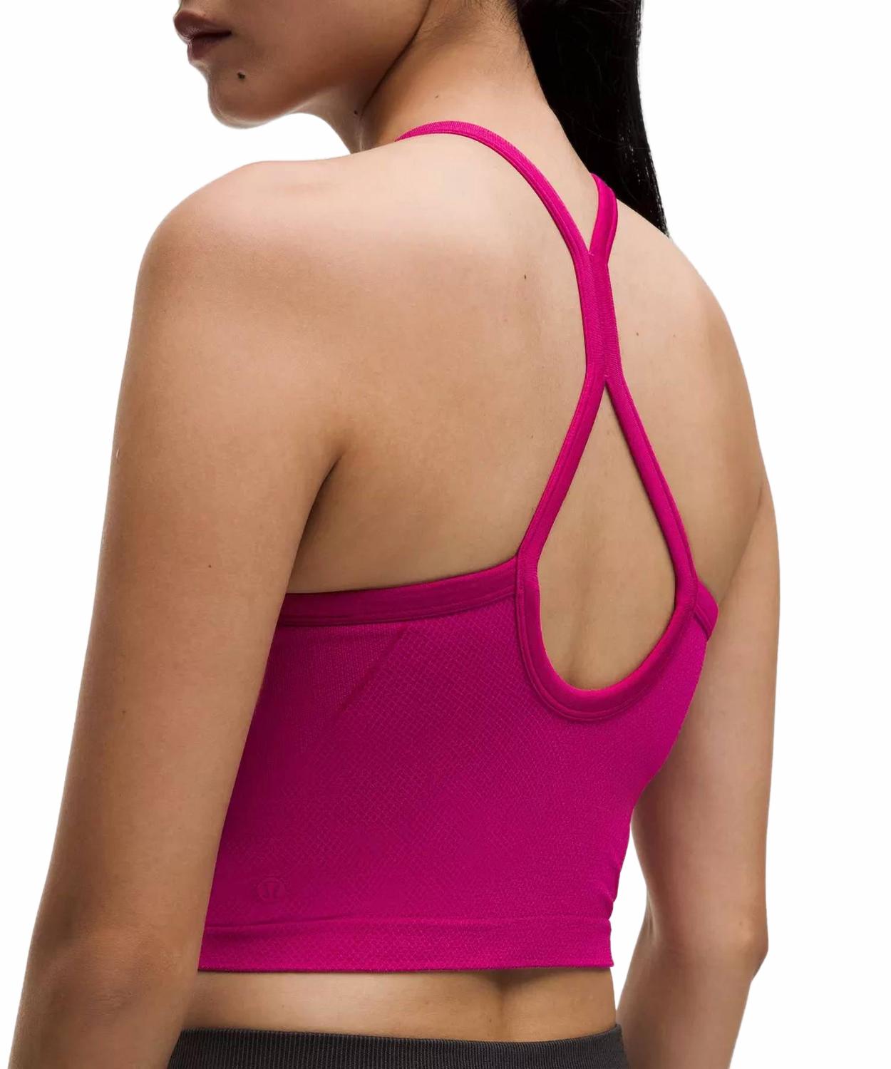 Camiseta sin mangas color rosado