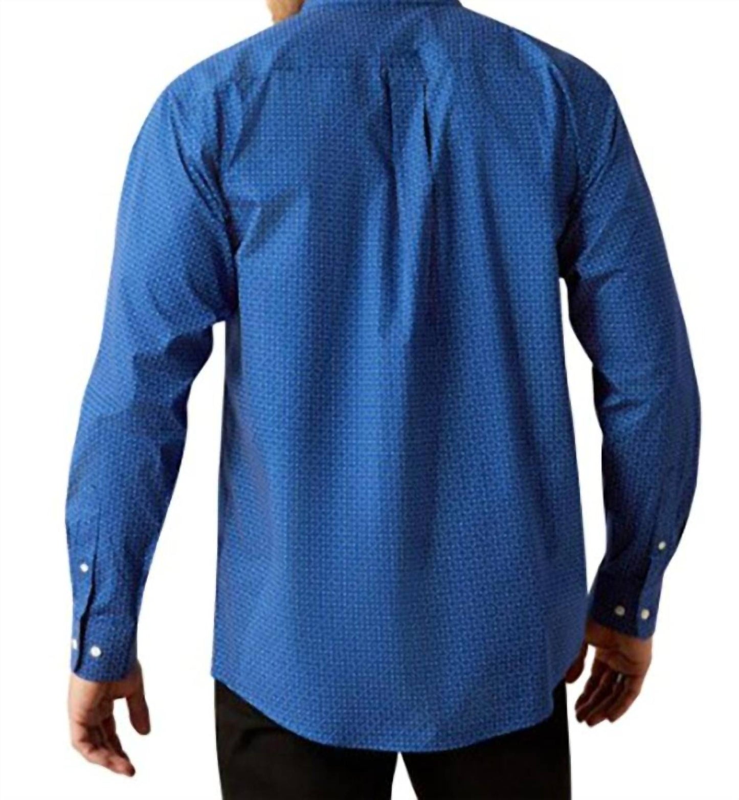 Camisa de hombre color azul marino