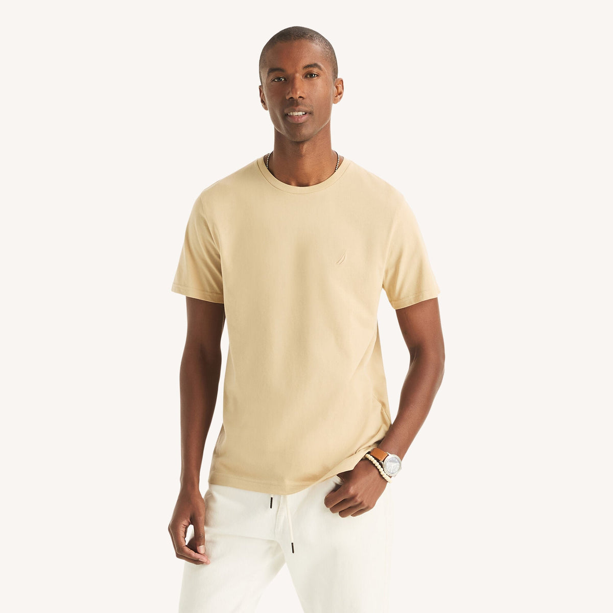 Camiseta de hombre con cuello redondo