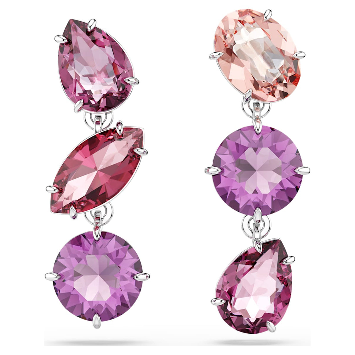 Aretes color rosado